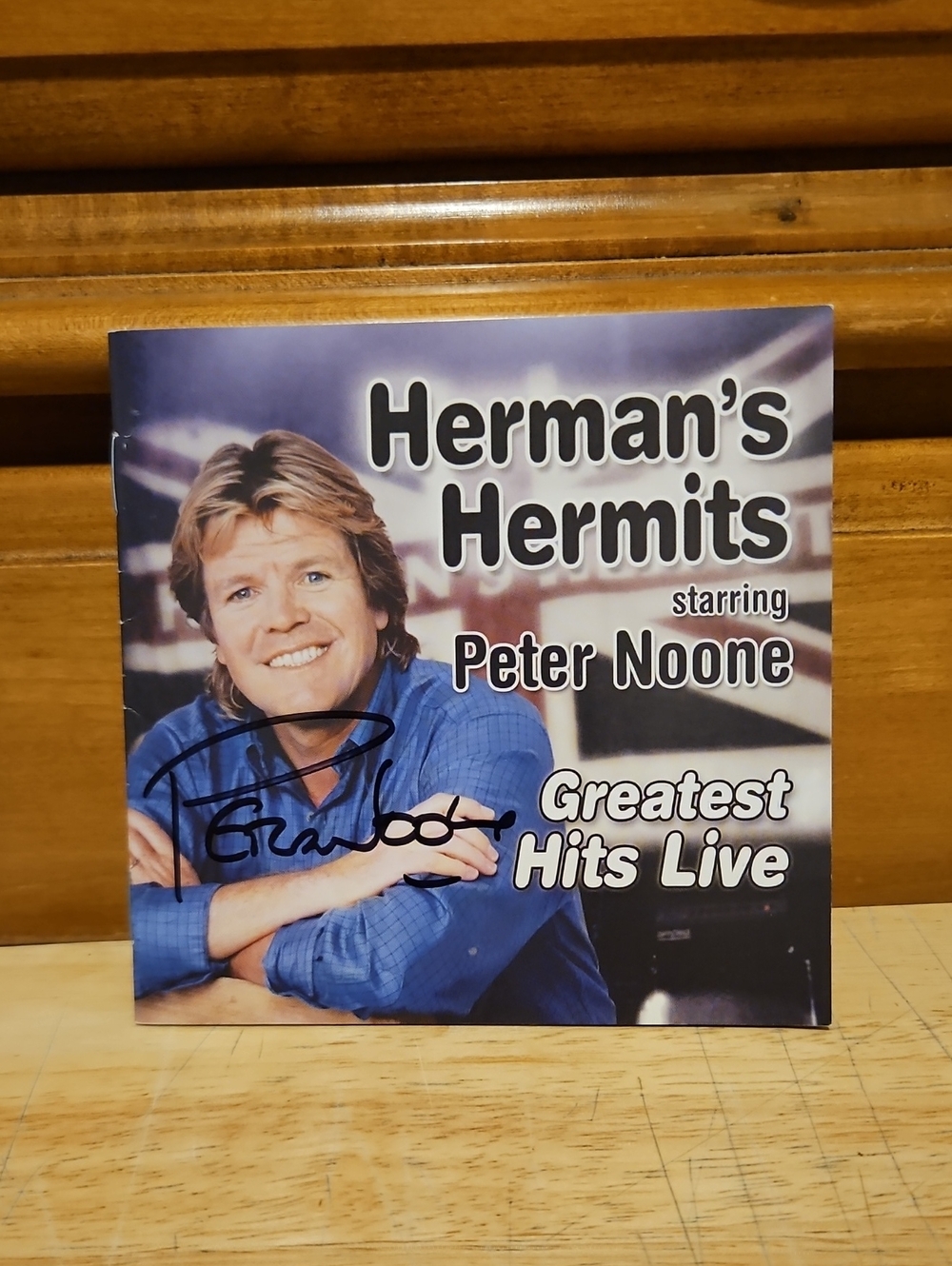 ☆*AUTOGRAPHED*☆Herman's Hermits-Peter Noone-Autograph CD Cover Only